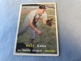 1957 Topps Baseball #244 BILLY LOES Orioles