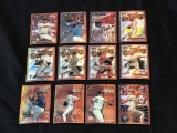 Lot of 12 1996 Finest Baseball REFRACTORS Cards