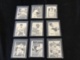 Lot of 9 1969 Topps Baseball DECKLE EDGE Cards