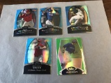 Lot 5 Baseball REFRACTOR Cards 2008 Topps Finest