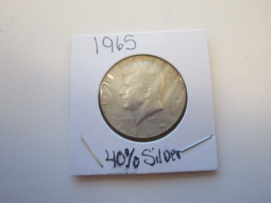 1965 JFK 40% Silver Half Dollar