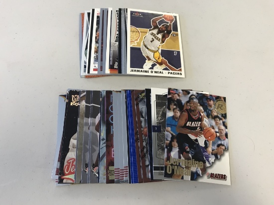JERMAINE O'NEAL Lot of 40 Basketball Cards w/ RC