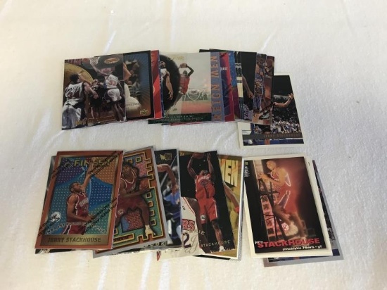 JERRY STACKHOUSE Lot of 32 Basketball Cards