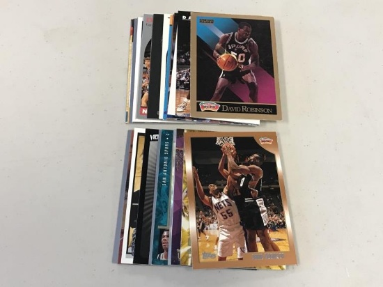 DAVID ROBINSON Lot of 25 Basketball Cards