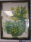 Large Vintage Floral Picture by Ida Pellei