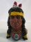 Vintage Native American Head Bust