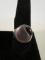 925 Silver w/ Red Stone Men's Ring