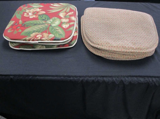 Lot of (5) Diner Chair Seat Cushions