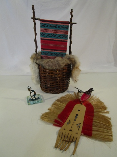 Lot of 3 Native American/ Southwest Decor