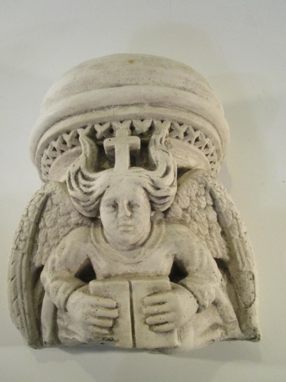 Plaster Garden Angel Shelf