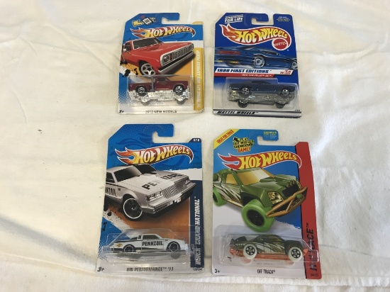 Lot of 4 Hot Wheels Pennzoil, 70 Chevelle, HW Race