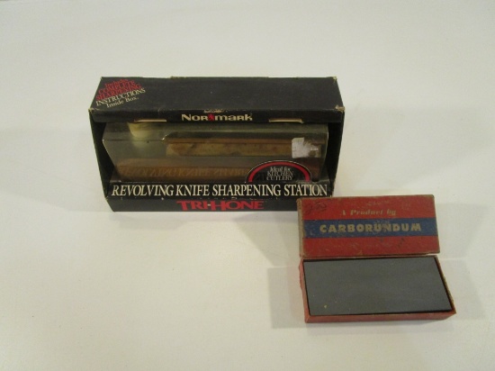 Lot of 2 Knife Sharpening Stone/ Kit