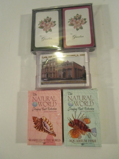 5 Decks of Sealed Playing Cards