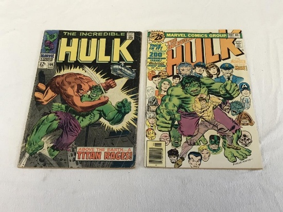 INCREDIBLE HULK 106 & 200 Marvel Comics