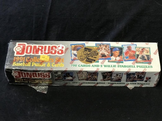 1991 Donruss Baseball Factory Sealed Complete Set