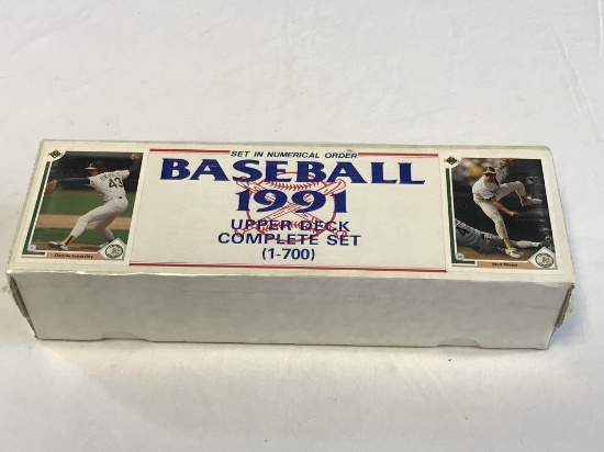 1991 Upper Deck Baseball Low Series Set 700 Cards
