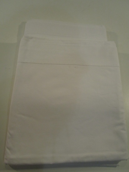 Set of 2 Vintage Flat Sheets