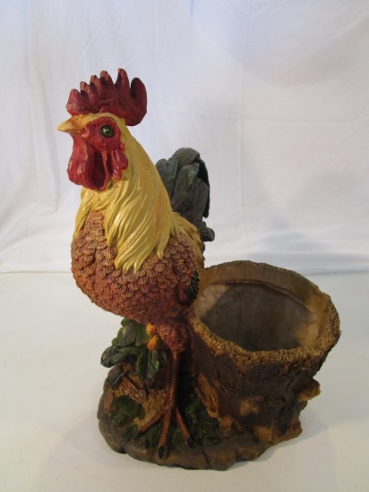 Large Rooster Planter