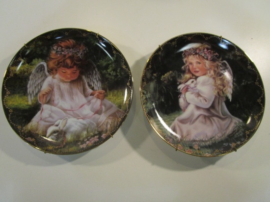 Lot of 2 Heaven Little Sweethearts Plates