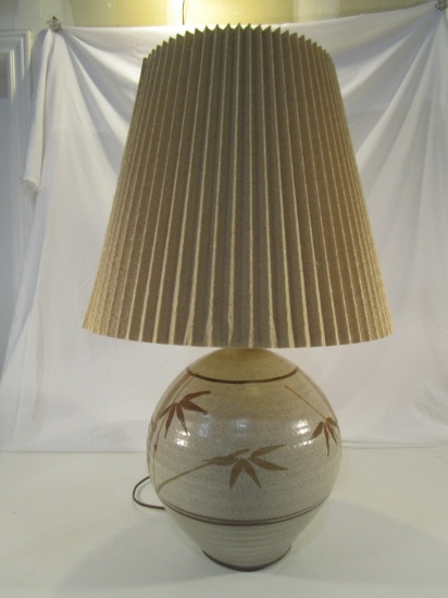 Large Stoneware Table Lamp