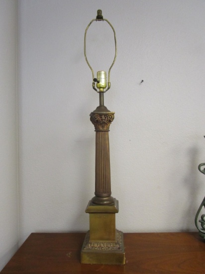 Vintage Brass Table Lamp