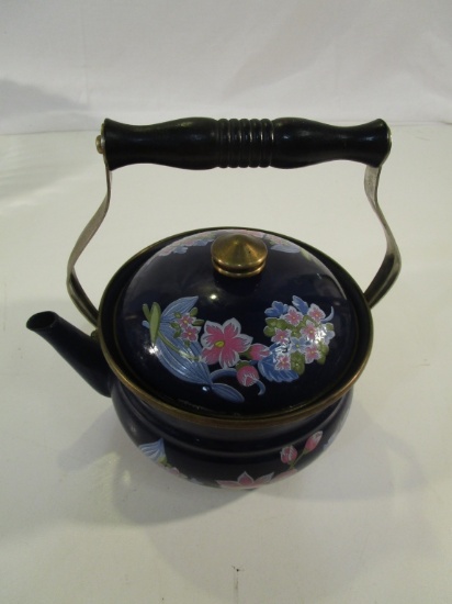 Vintage Enamel Teapot