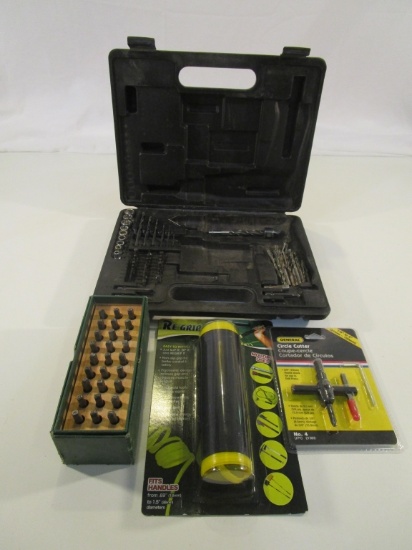 Lot of Drill Bits and Other Tool Accessories