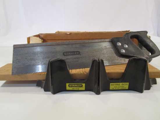 Stanley Mitre Box w/ Backsaw