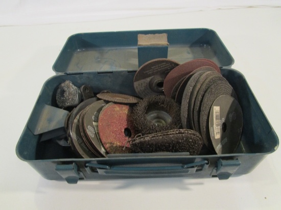 Makita Metal Box w/ Grinding Bits