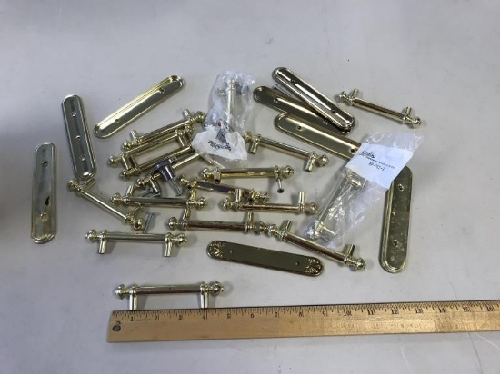 Lot of Brass Door Handles