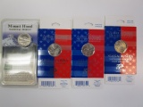 Lot of 4 US State Quarters
