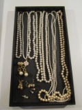 Large Lot of Beaded Costume Jewelry