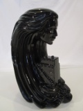 Tall Ceramic Native American Themed Figurine