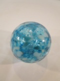 Blown Glass Globe with Spiral inside
