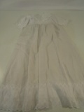 Victorian Eyelet Lace Christening Gown
