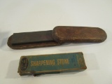 Lot of 2 Vintage Sharpening Stones
