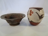 Lot of 2 Pottery Planters