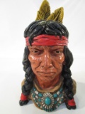 Native American Head Bust