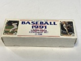 1991 Upper Deck Baseball Low Series Set 700 Cards