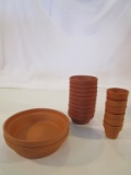 Terracotta Plant Pot Saucers & Mini Pots