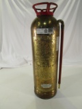 Vintage Central Quick Aid Brass Fire Extinguisher