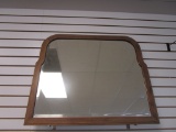 Large Vintage Wood Framed Mirror
