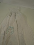 Victorian Long Cotton Christening Gown