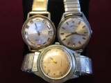 Lot of 3 Vintage Mens Watches