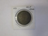 Great Britain 1921 Silver Half Crown Coin.