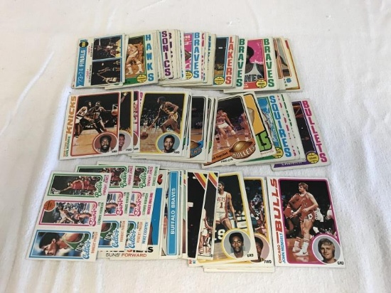 70's & Early 80's Basketball Lot of 90 Cards