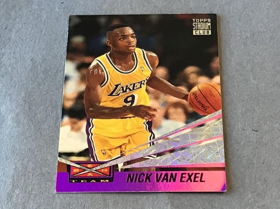 Nick Van Exel 1993-94 Topps Stadium Club Beam Team