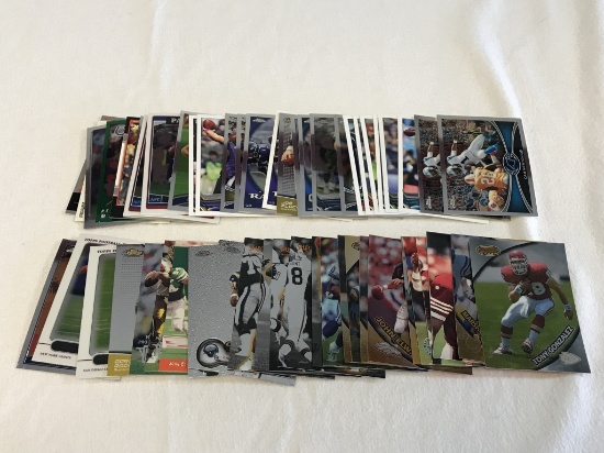 Lot of 54 STARS & HOF PLAYERS Football Cards