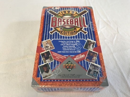 1992 Upper Deck Baseball SEALED Wax Box