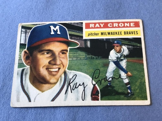 1956 Topps Baseball RAY CRONE Braves #76,
